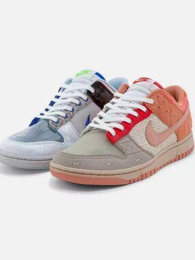 CLOT × NIKE Dunk Low SP "What The CLOT" FN0316-999 Men's 8 US 41 EUR 7 UK